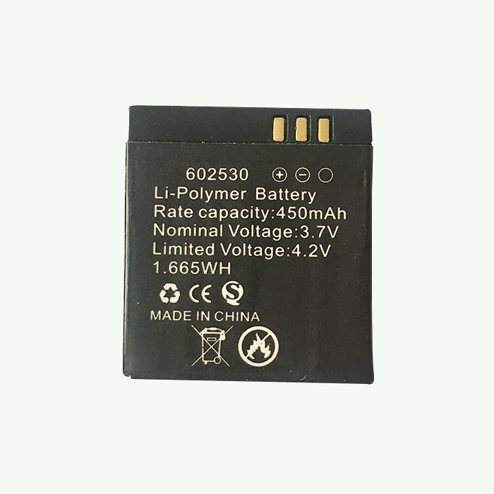 智能手表聚合物鋰電池HLP-602530